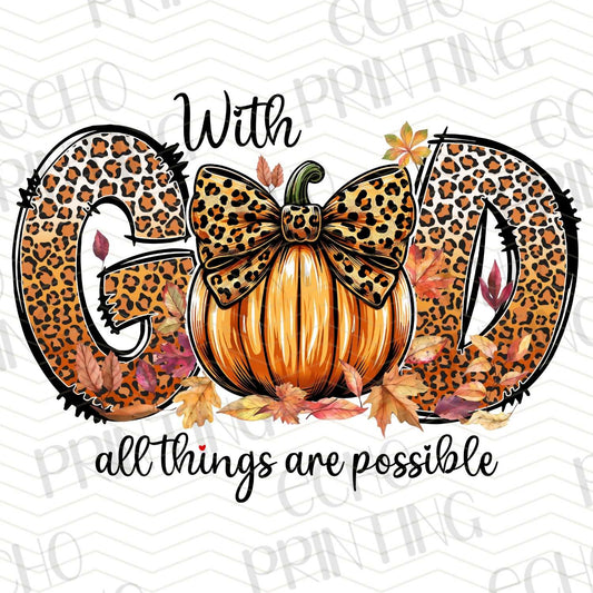 FLTK 95 – WITH GOD ALL THINGS ARE POSSIBLE LEOPARD BOW
