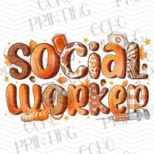 FLTK 969 - SOCIAL WORKER AUTUMN STYLE