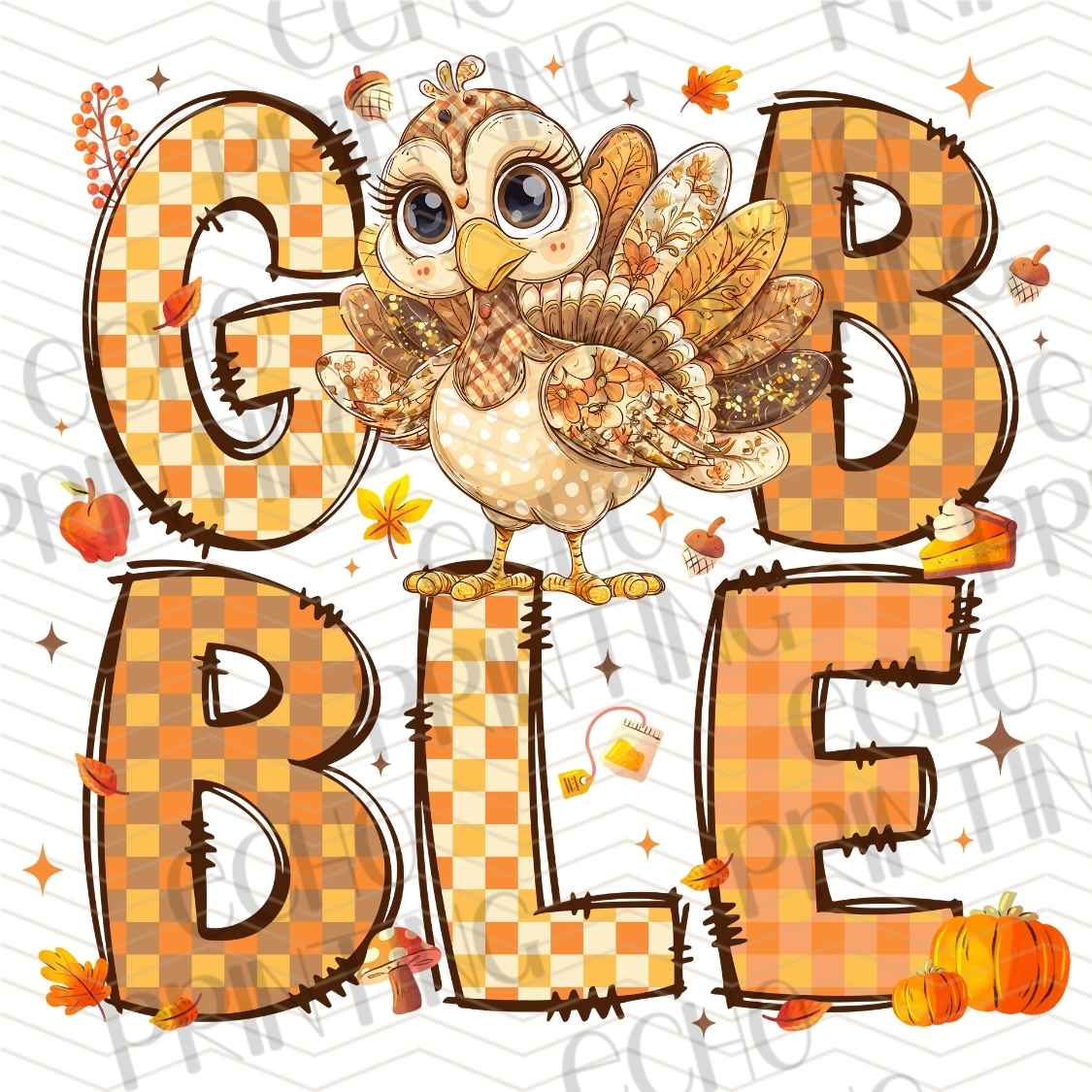 FLTK 989 - GOBBLE TURKEY AUTUMN STYLE
