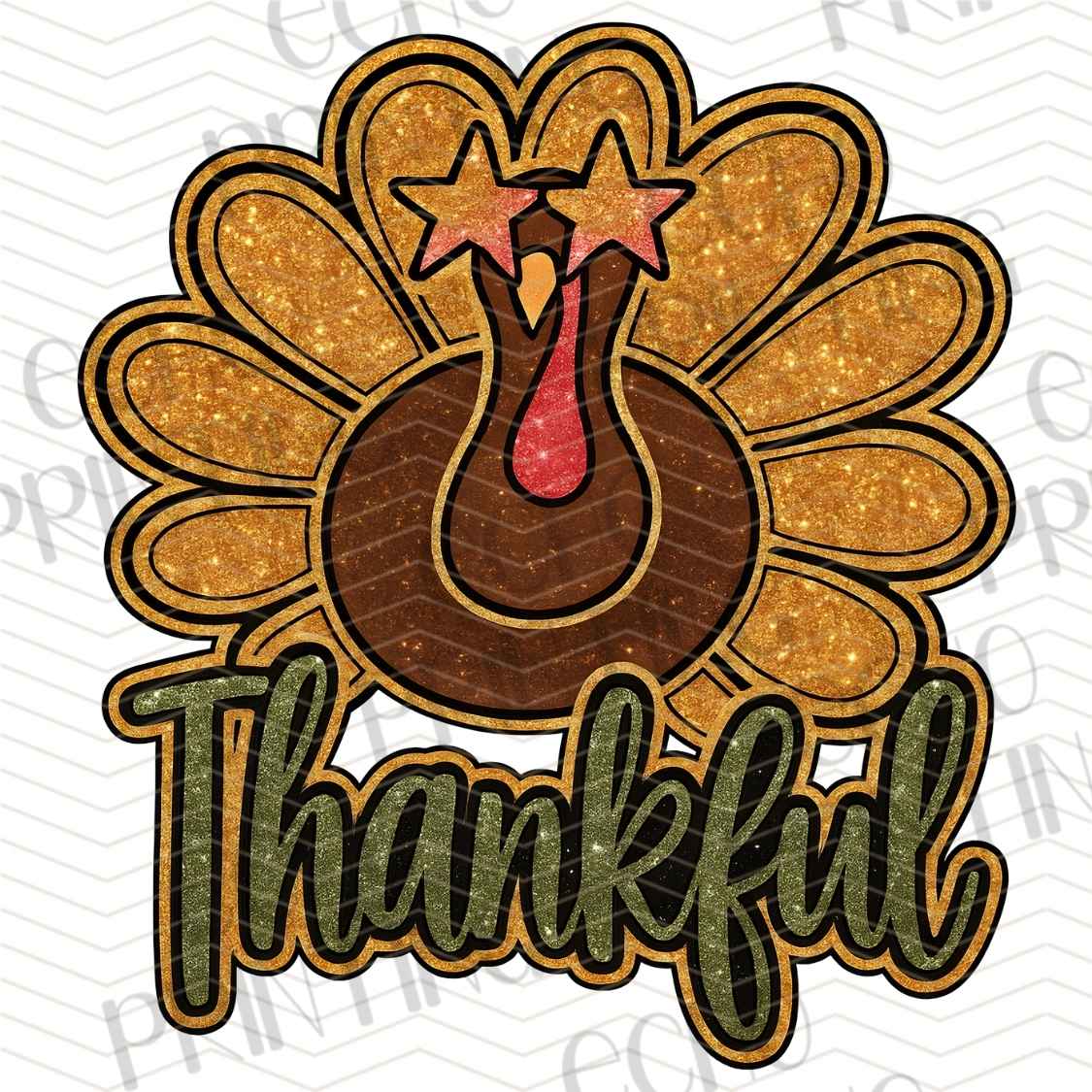 FLTK 997 - THANKFUL TURKEY RETRO STYLE