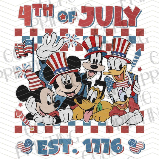 FOJC 35 - FOURTH OF JULY EST 1776 MOUSE GROUP