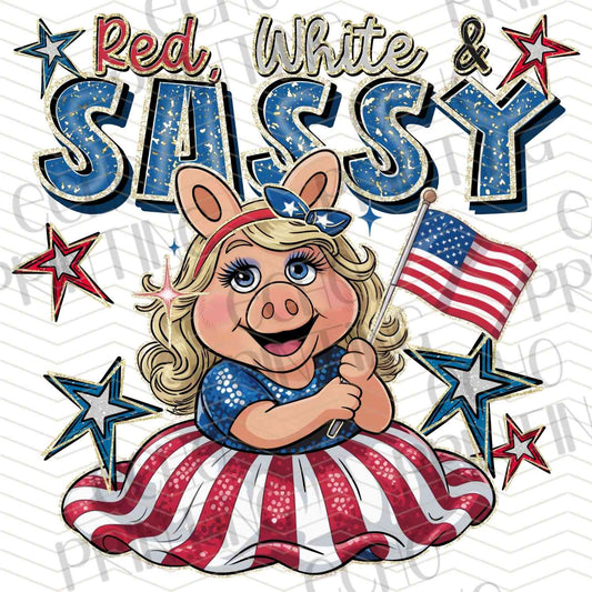 FOJC 71 - PATRIOTIC GIRL CHARACTER