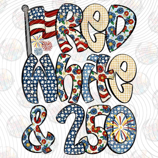 FOJG 1034 - RED WHITE BLUE