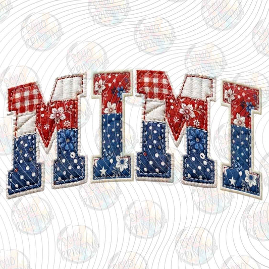 FOJG 1079 - MIMI PATRIOTIC LETTERING