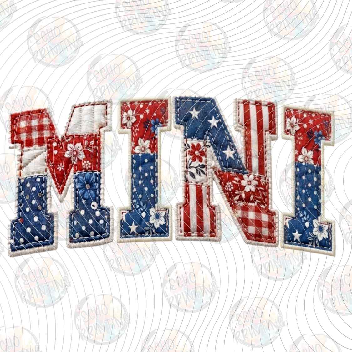 FOJG 1080 - MINI PATRIOTIC LETTERING