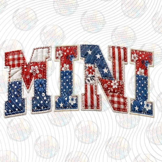 FOJG 1080 - MINI PATRIOTIC LETTERING
