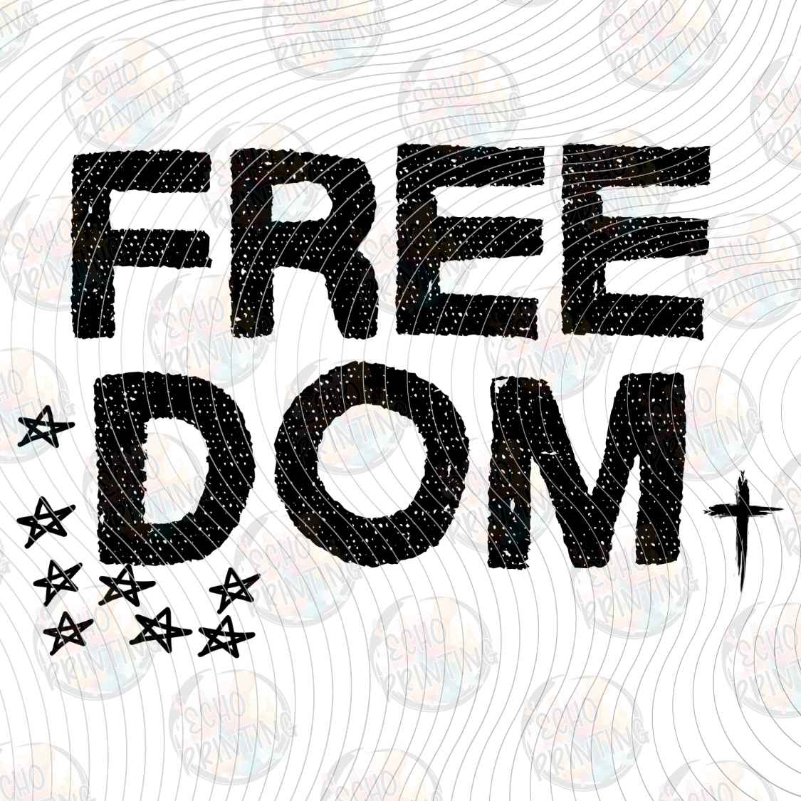 FOJG 1087 - FREEDOM BOLD LETTERING