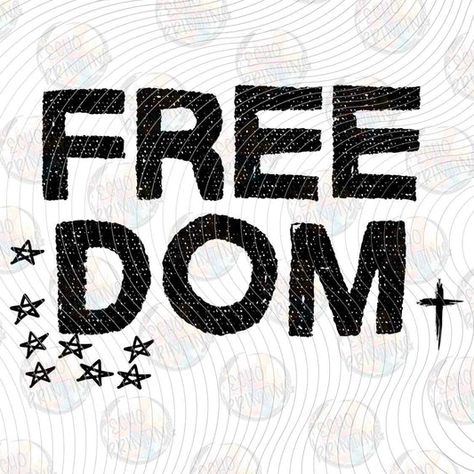 FOJG 1087 - FREEDOM BOLD LETTERING
