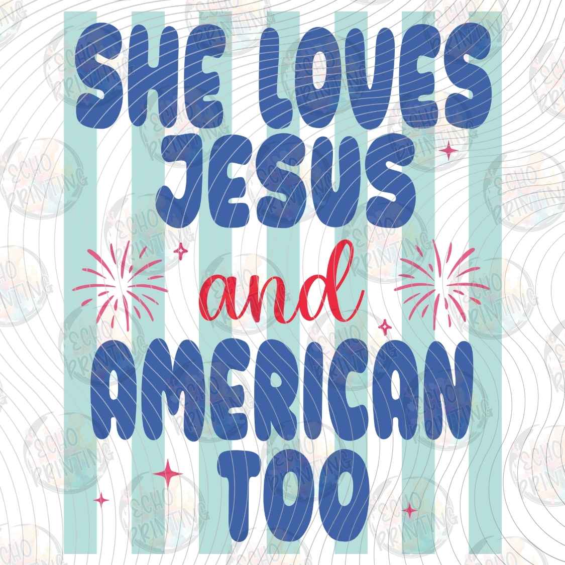 FOJG 1103 - SHE LOVES JESUS AMERICA