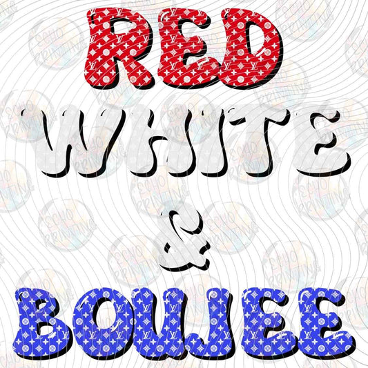 FOJG 1105 - RED WHITE AND BOUJEE