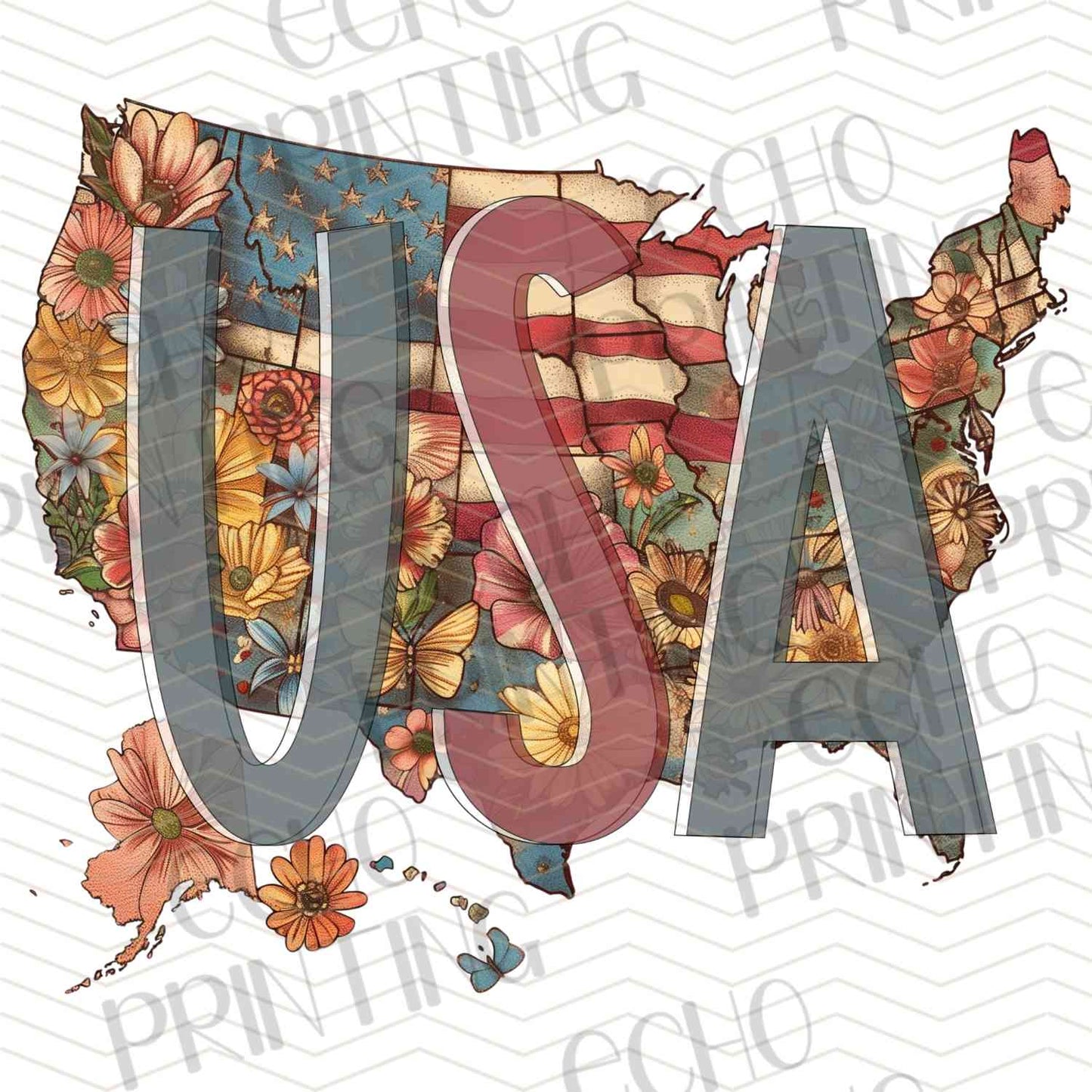 FOJG 114 - USA AUTUMN TYPOGRAPHY