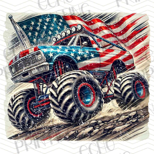 FOJG 157 - PATRIOTIC MONSTER TRUCK