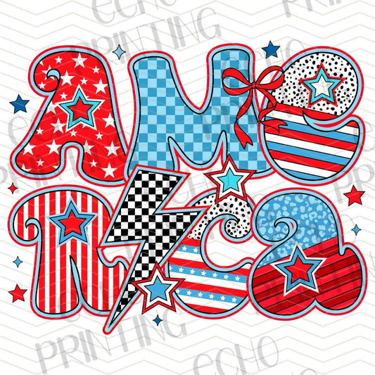 FOJG 167 - AMERICA LIGHTNING TEXT