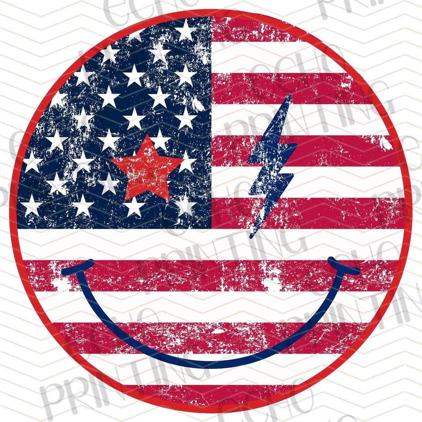 FOJG 170 - PATRIOTIC SMILEY