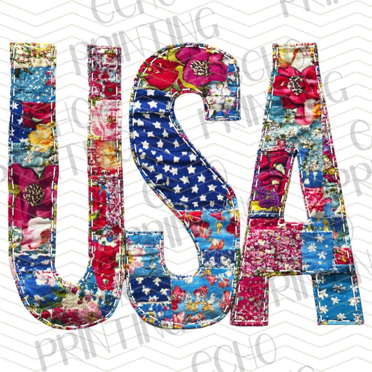 FOJG 204 - USA PATCH LETTERS