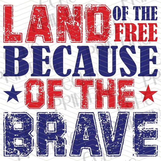 FOJG 207 - LAND FREE BRAVE