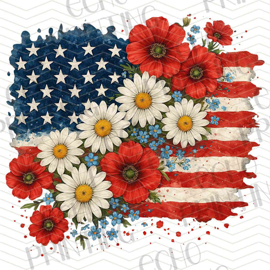 FOJG 213 - FLORAL FLAG
