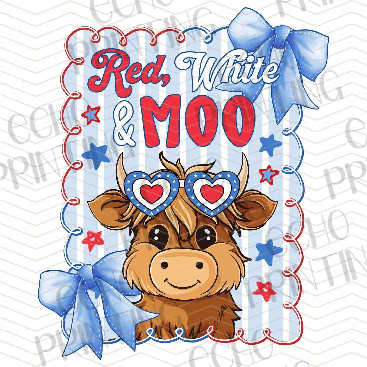 FOJG 215 - PATRIOTIC COW