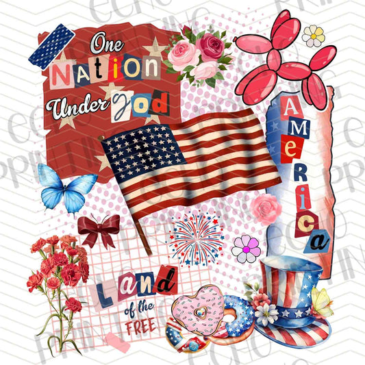 FOJG 217 - PATRIOTIC COLLAGE