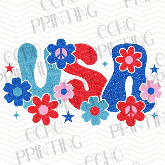 FOJG 224 - PATRIOTIC FLOWERS