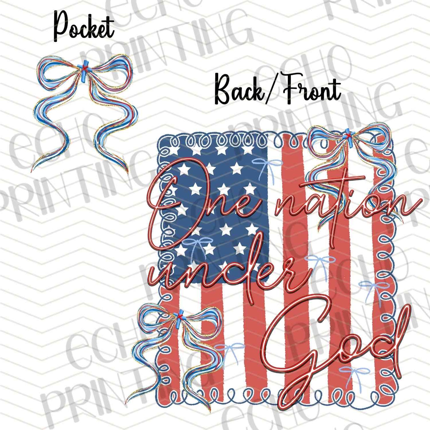 FOJG 227 - FLAG **POCKET SOLD SEPERATELY**