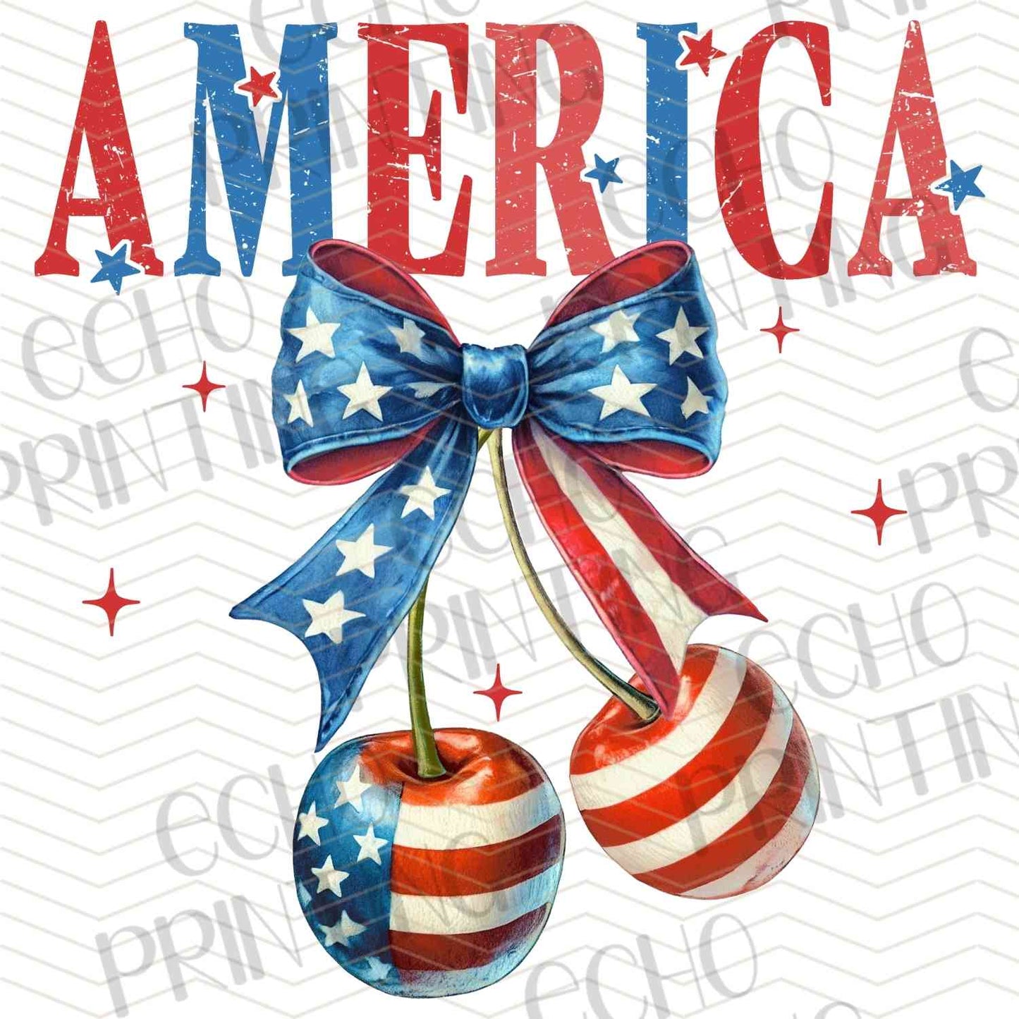 FOJG 248 - AMERICA ORNAMENT BOW