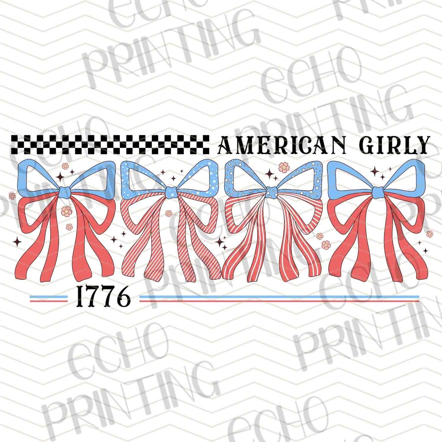 FOJG 249 - PATRIOTIC BOW STRIPE