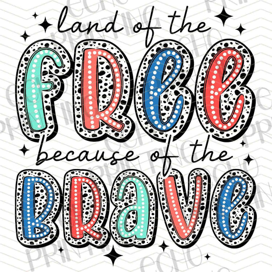 FOJG 254 - LAND FREE BRAVE