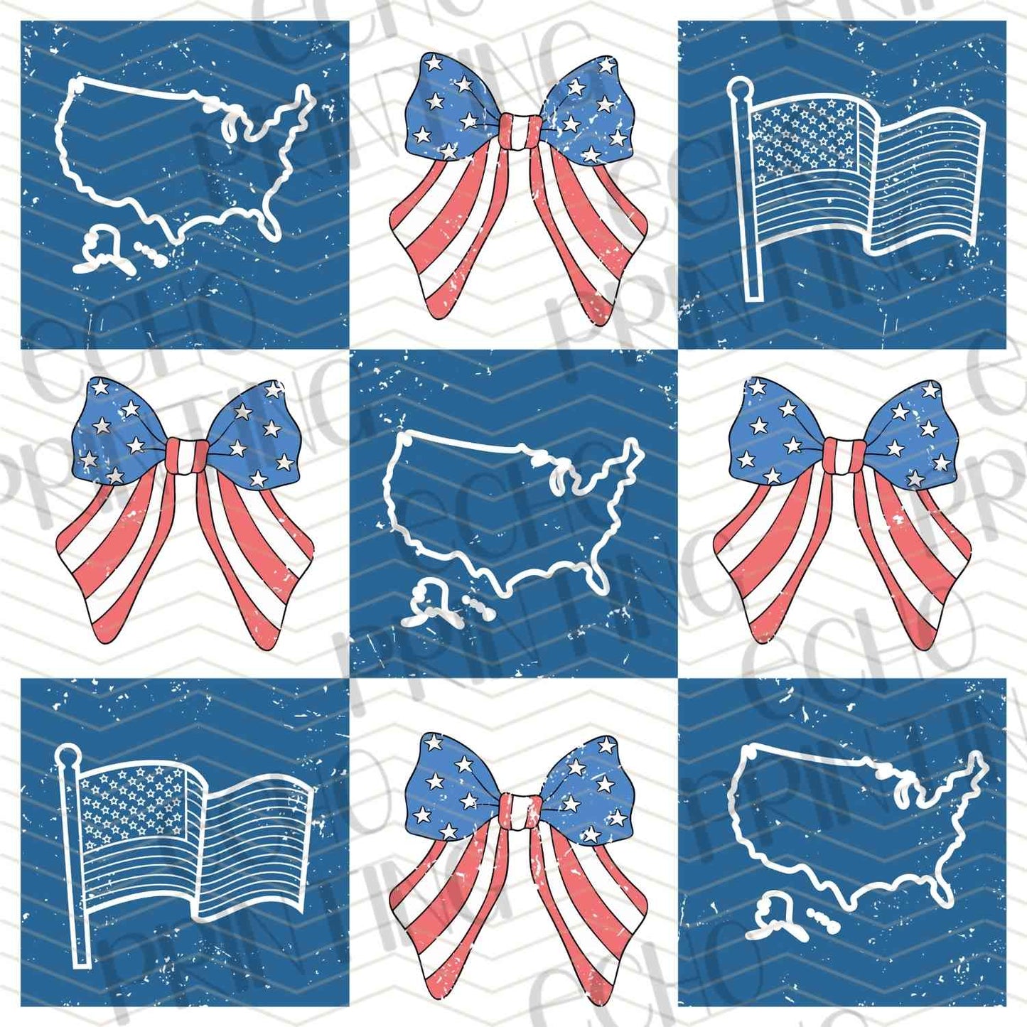 FOJG 277 - PATRIOTIC PATCH GRID