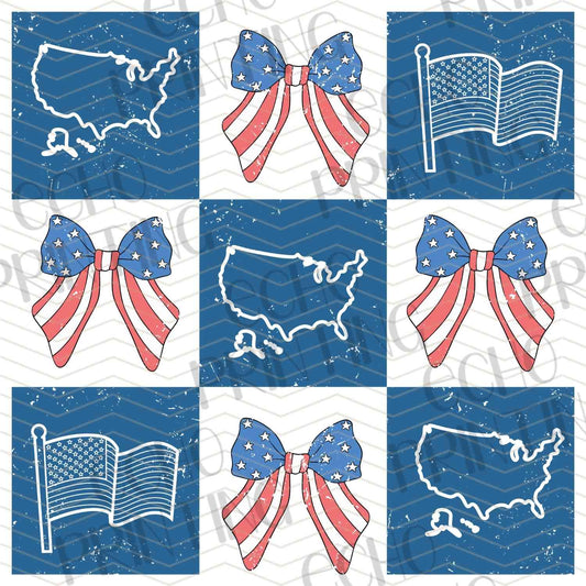 FOJG 277 - PATRIOTIC PATCH GRID