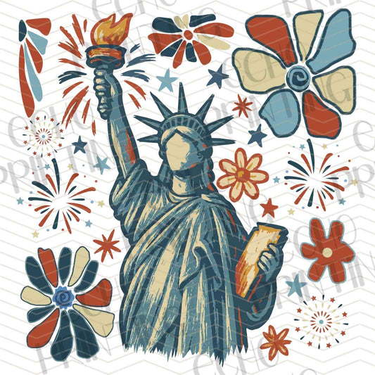 FOJG 295 - FLORAL LIBERTY LADY