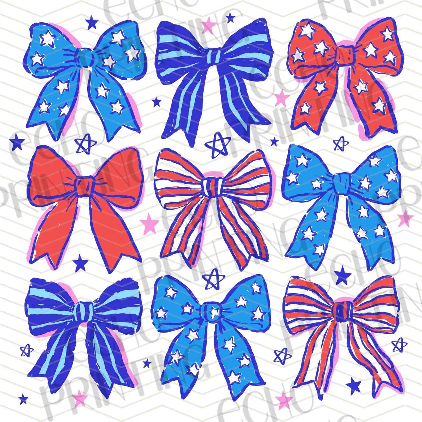 FOJG 304 - PATRIOTIC BOW SET