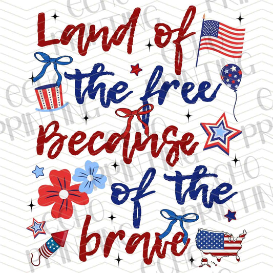 FOJG 307 - LAND FREE BRAVE SCRIPT
