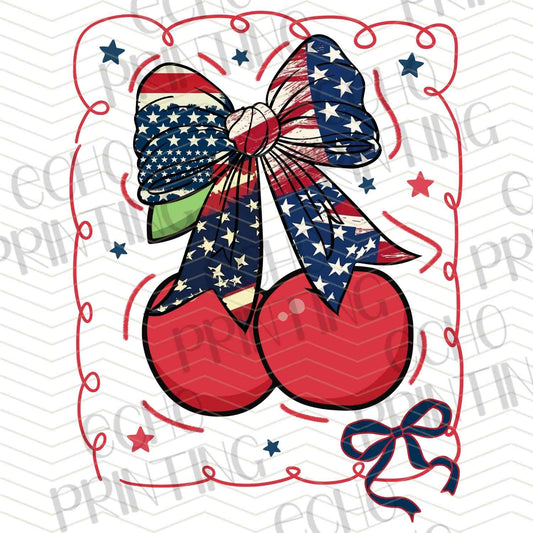 FOJG 312 - PATRIOTIC CHERRY BOW