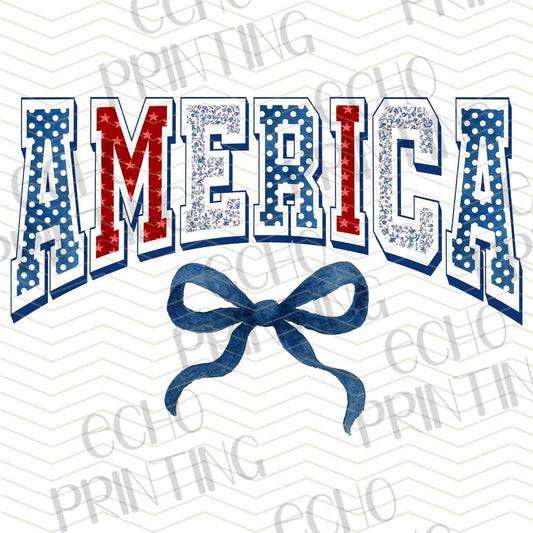 FOJG 318 - AMERICA BOW SCRIPT