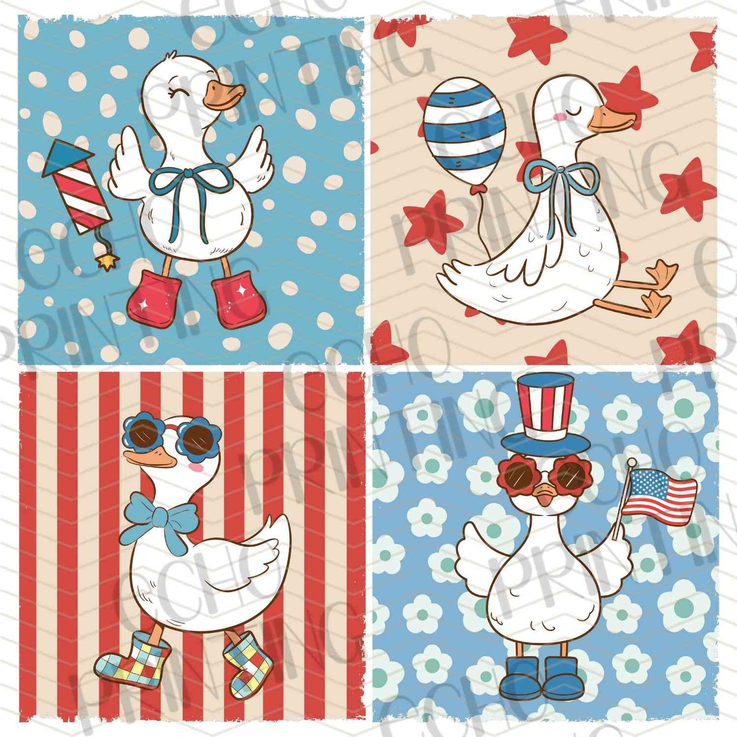 FOJG 342 - PATRIOTIC FARM COLLAGE