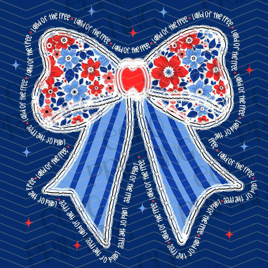 FOJG 350 - PATRIOTIC BOW VINTAGE