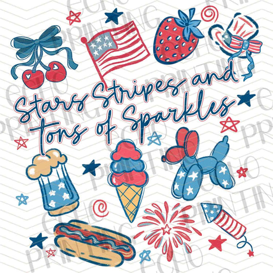 FOJG 356 - STARS STRIPES SPARKLE