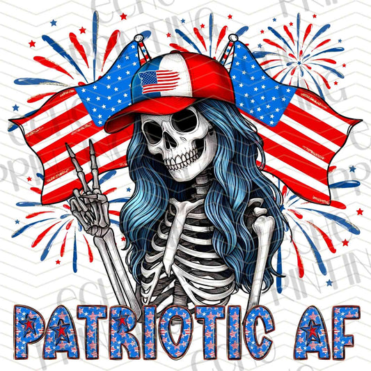 FOJG 361 - PATRIOTIC SKULL