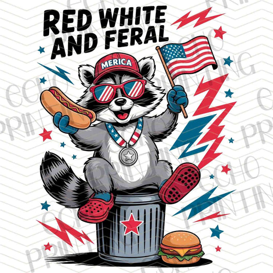 FOJG 367 - RED WHITE AND FERAL