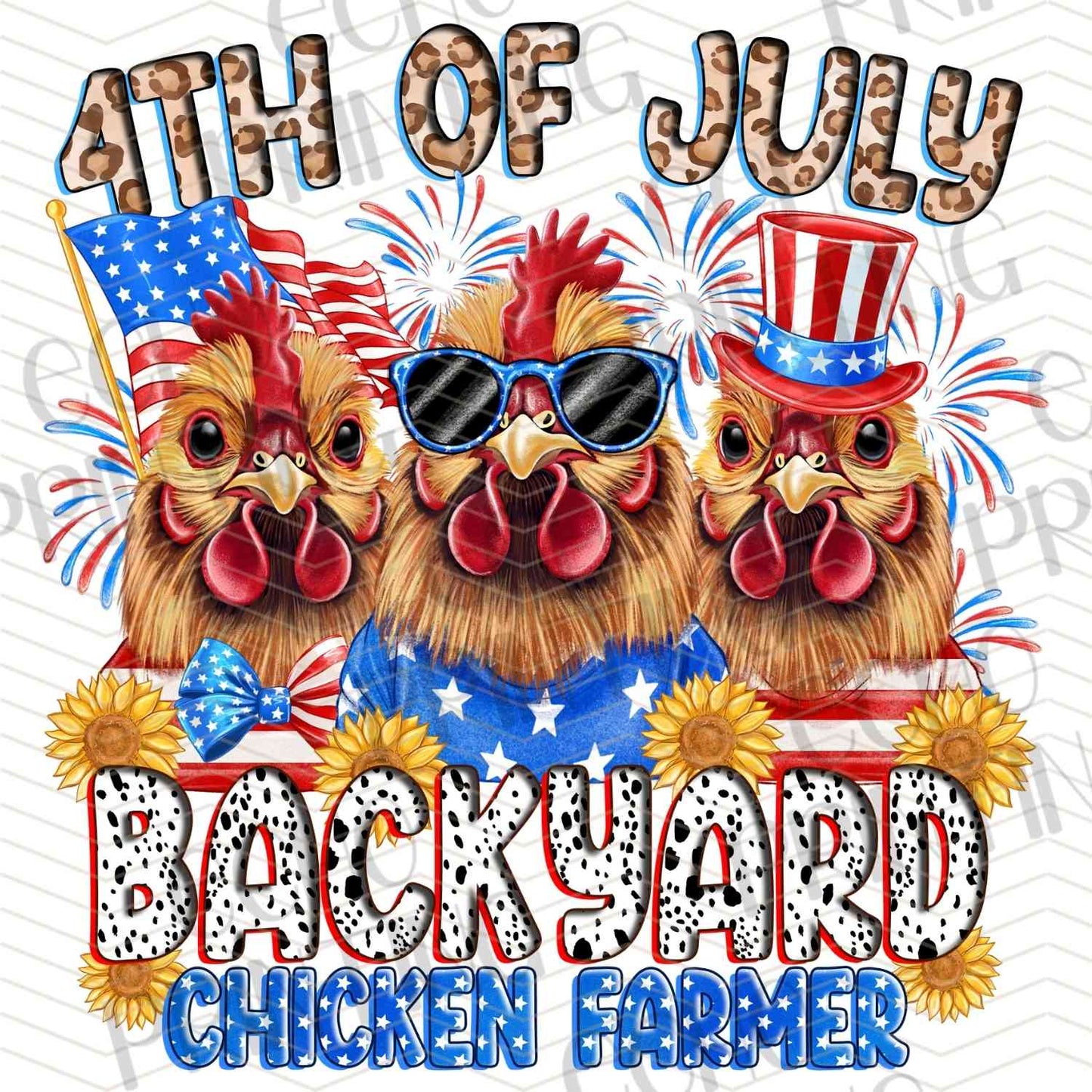 FOJG 370 - 4TH JULY FARM ANIMALS