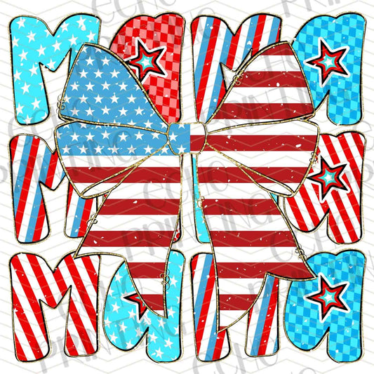 FOJG 384 - USA FLAG TEXT