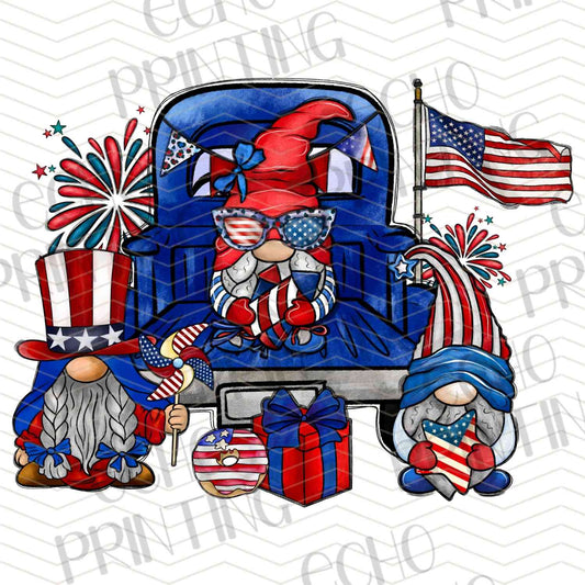 FOJG 394 - VINTAGE PATRIOTIC TRUCK
