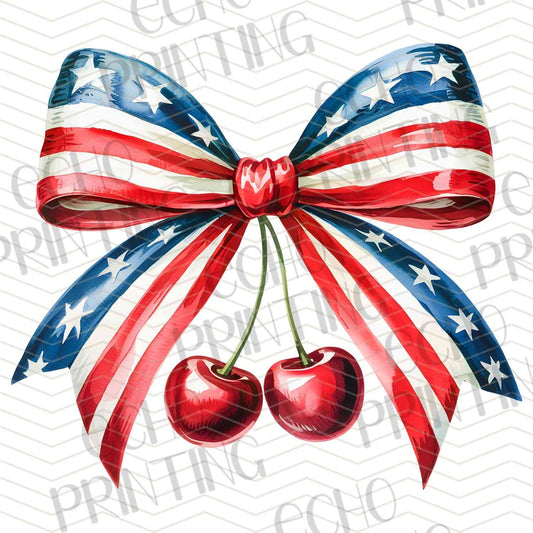 FOJG 401 - PATRIOTIC CHERRY BOW