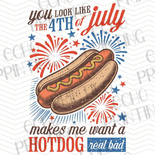 FOJG 412 - PATRIOTIC HOT DOG HUMOR