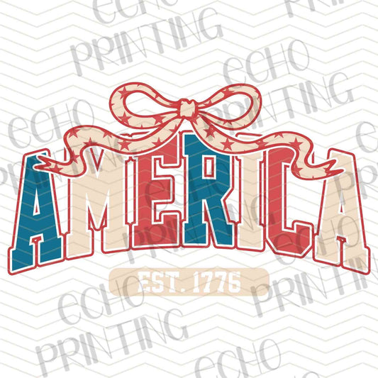 FOJG 43 - AMERICA BOW TYPOGRAPHY