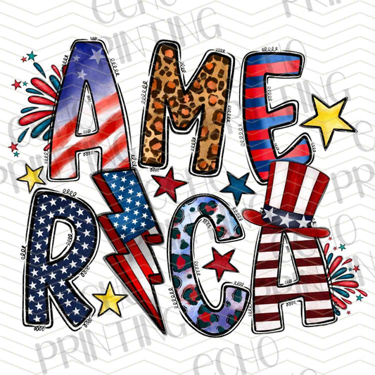 FOJG 444 - AMERICA LETTER MIX