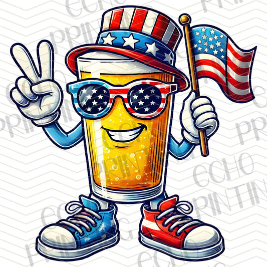 FOJG 451 - PATRIOTIC DRINK CHARACTER