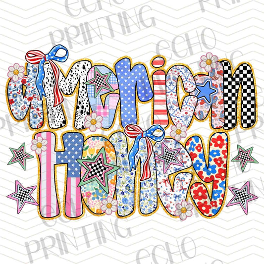 FOJG 478 - AMERICAN VINTAGE LETTERS