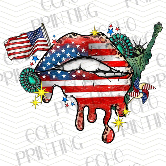 FOJG 483 - PATRIOTIC LIPS